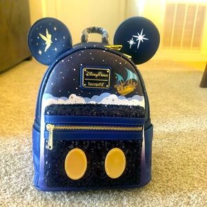 Loungefly Mickey Mouse The Main Attraction Mini Backpack Peter Pans Flight